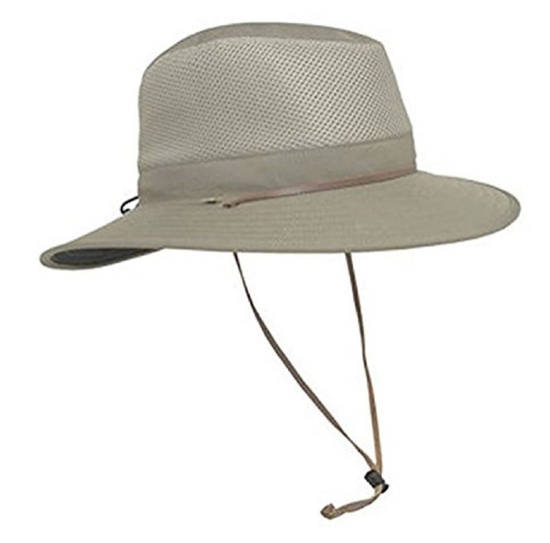 Solar Escape Outback Mens UV Protection UPF 50 Hat Khaki One Size 