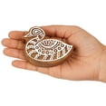 thumbnail image 4 of IBA Indianbeautifulart Textile Printing Block Duck Hand Carved Wooden Stamp Wood Block Printing Textile Stamps For Fabric/ Pottery Blocks- 3 Inch, 4 of 6