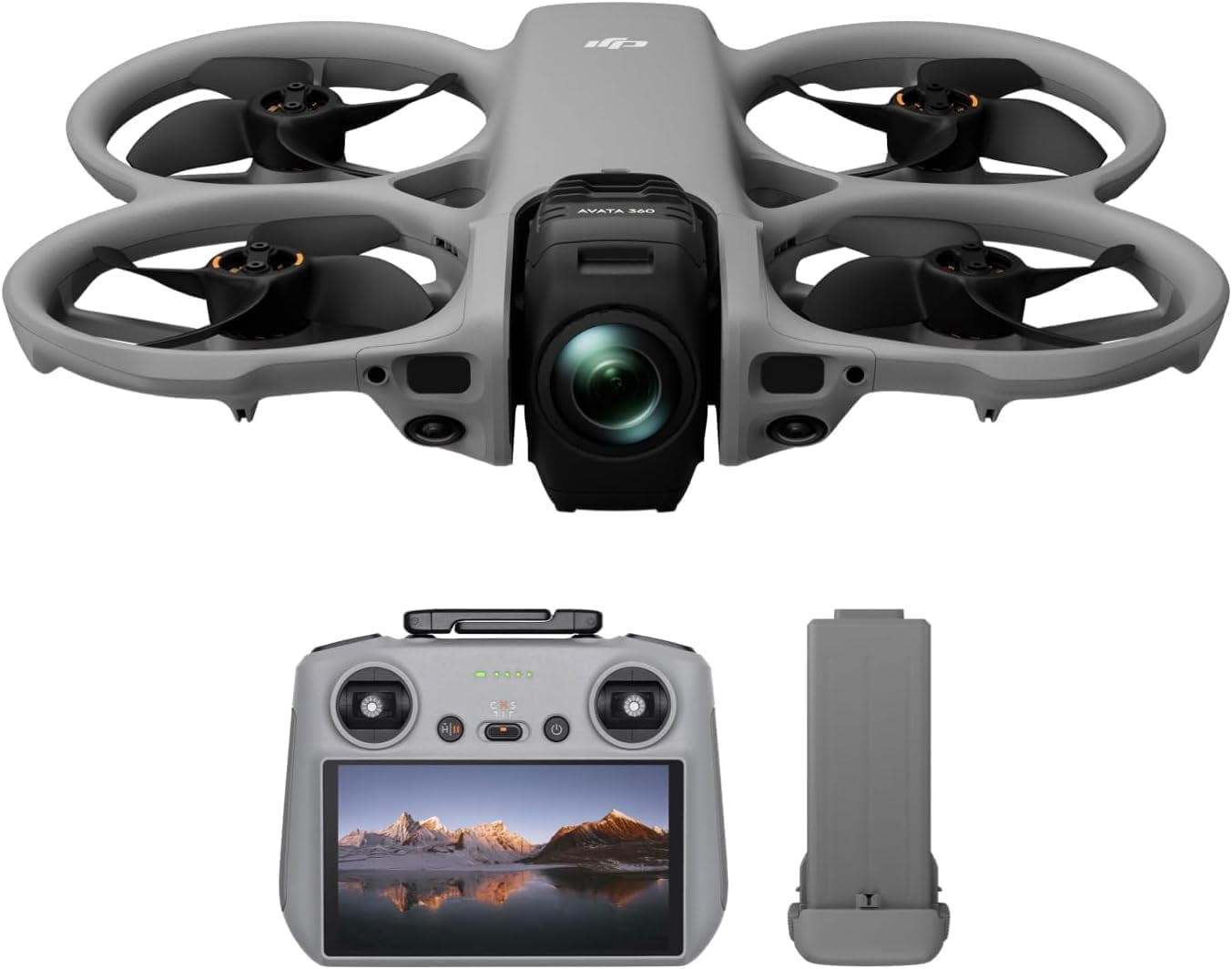 DJI Avata 360 FPV Drone with Camera, RC 2 Controller (Built-In Screen), 360° Immersive Flight Drone with Propeller Guard, 128GB microSD Card, 2-Year Warranty, Pilot Kit