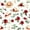 Rose Hat Pattern, variant on Yayeee Window Curtains Set of 2 for Living Room Light Filtering 63"x42", Shark and Shark Car Pattern
