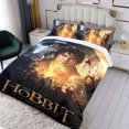 thumbnail image 3 of Hobbit Conjunto de sábanas temático, trío de piezas, cómodo y amigable con la piel, diseño único, regalo de decoración para el hogar para familiares, amigos y fans,135cm *200cm, 3 of 6