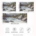 thumbnail image 2 of Yayeee Pillowcase Standard Size Set of 2 Satin Wrinkle Resistant Pillow Case, River and Mountains, 2 of 7