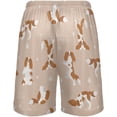 thumbnail image 2 of FREEAMG Yoga Cavalier King Charles Spaniel Dog Men's Pajama Pants Shorts Sleepwear Lounge Pajama Bottoms, 2 of 7