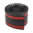 thumbnail image 1 of Protector de umbral de puerta de coche, protector de cubierta de arañazos de entrada de puerta de coche, adhesivo de goma de fibra de carbono, protector de umbral de pintura negra para coche(95CM), 1 of 5