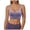 Purple, variant on vigerkar Sports Bra for Women-High Impact Criss Cross Back, Full Support for Large Bust Yoga Bra (Coffee, M)