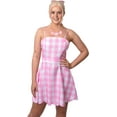 thumbnail image 2 of 80s Pink Fashion Doll Summer Short Dress Women's Costume Large 14-16, 2 of 2