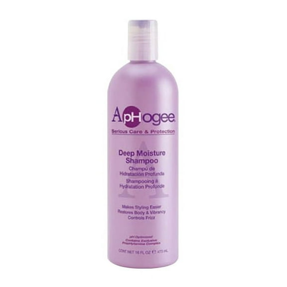 Aphogee Deep Moisture Shampoo Controls Frizz 16 Oz, 3 Pack