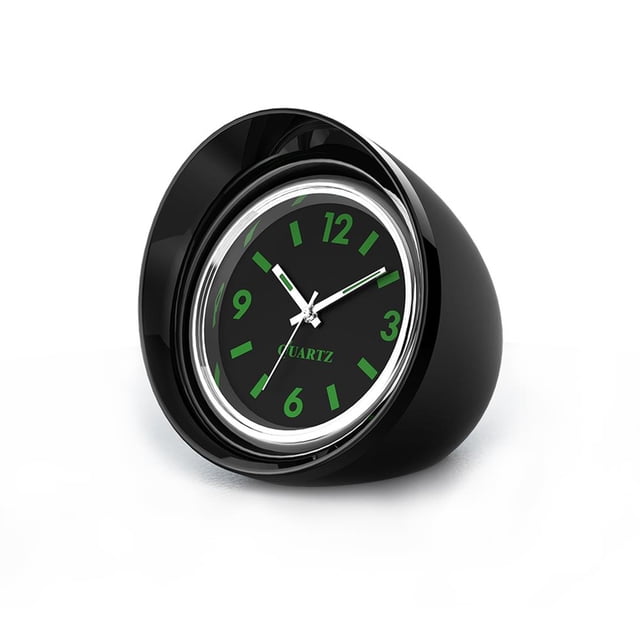 Scienceny Reloj de cuarzo luminoso universal para coche, reloj interior automático, reloj adhesivo Cámaras de salpicadero de coche No.1 Scienceny VI008691-01