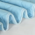 thumbnail image 3 of Organictune Microfiber Down Alternative Machine Washable Toddler Comforter, Super Soft and Lightweight Kids Crib Quilted Blanket for Stroller, Travel, Aqua, 39"x47", 3 of 5