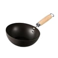thumbnail image 2 of Sartén pequeña para wok, utensilios de cocina multiusos para hervir y freír con gancho para colgar. 24 cm, 2 of 9