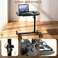thumbnail image 5 of Zimtown Angle & Height Adjustable Laptop Desk Sofa Side Bed Notebook Table Stand Rolling, 5 of 15