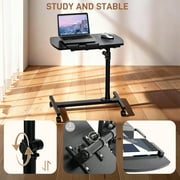 Zimtown Angle & Height Adjustable Laptop Desk Sofa Side Bed Notebook Table Stand Rolling