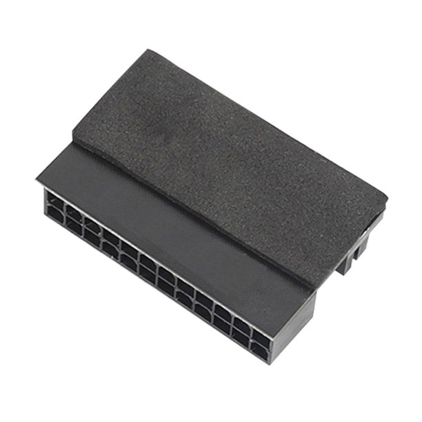 Adaptador de corriente ATX de 24 pines Suministro Conector de montaje de cable de 90 grados Cabezal de dirección Hugtrwg Para estrenar