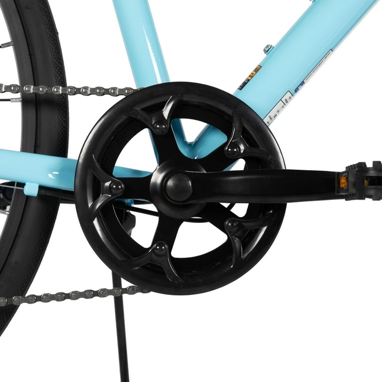 HILAND Unisex Commuter Road Bike 7-Speed Shimano, Mechanical Disc