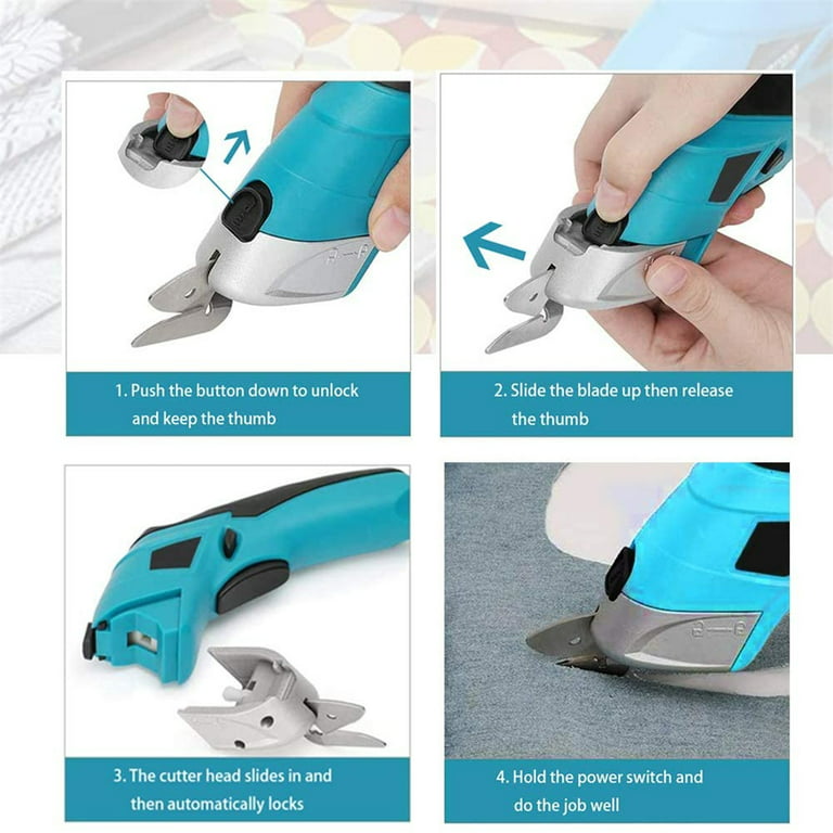 Electric Scissors, Box Cutter for Sewing Cutting Tool Cutter for