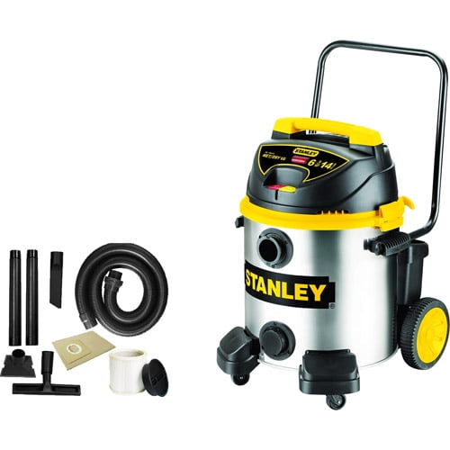 Stanley 14gallon, 6.5peak horse power, Stainless Steel, wet dry