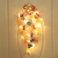 thumbnail image 6 of WNEXOPE Warm Light LED Christmas Painted Ball Upside Down Tree Door Hanging, 60x30 cm/23.4x11.7 in - Ideal for Festive Indoor and Outdoor Decorations, 6 of 9