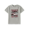 thumbnail image 5 of Mikrdoo Trendy Racing Car Print Casual Short Sleeve T-Shirts For Boys - Cool, Lightweight And Comfy Summer Streetwear (7-15Y,Gray), 5 of 9