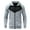 Gray, variant on Aayomet Sweatshirts For Men Men's Autumn And Winter Warm Zipper Sweatshirt Color Matching Hooded Black Zip Up Hoodie Pullover Tops,S-3XL
