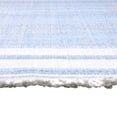 thumbnail image 4 of HomeRoots 533584 5 x 7 ft. Blue Striped Handmade Stain Resistant Non Skid Indoor & Outdoor Rectangle Area Rug, 4 of 5