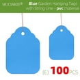 thumbnail image 1 of 100pcs Of 5 Sizes And 5 Colors with Rope Hanging Labels Plastic Waterproof Durable Flowers Garden Potted  Herbs Plant Label Tag (E100pcs,5x3.5cm), 1 of 7