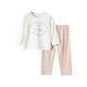 thumbnail image 1 of Gibobby Conjunto de leggings para bebés y niñas Pijamas para bebés y niñas pequeñas, estampados de animados para niños pequeños, ropa de dormir para niños(Blanco, 8-9 Años), 1 of 3