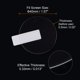 thumbnail image 3 of Uxcell 5 Packs 40mm HD Anti Scratch High AL Tempered Glass Smart Watch Glass Screen Protectors, 3 of 7