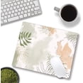 thumbnail image 3 of Mouse Pad, Leaf Abstract Mouse Pad Design, Cute Square Waterproof Mouse Pads, Premium-Textured Mouse Mat, Non-Slip Rubber Base MousePads for Laptop PC Office, 3 of 6