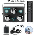thumbnail image 4 of DJ Disco Stage Party Lights, LED Sound Activated Laser Light RGB Flash Strobe Projector with Remote Control for Christmas Halloween Decorations Karaoke Pub KTV Bar Dance Gift Birthday Wedding, 4 of 7