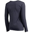 thumbnail image 3 of Women's Navy Navy Midshipmen Graceful Long Sleeve V-Neck T-Shirt, 3 of 3