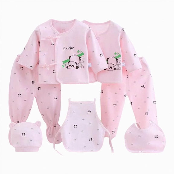 XZNPDUCQ Newborn Baby Girl Boy Clothes Newborn Baby Outfits Pants Bodysuits Set Gifts SetGifts 5Pcs Gifts Layette Set Newborn Baby Shower Gift Set 0-3 months Gifts Layette Set