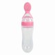 thumbnail image 1 of 90ml Silicone Baby Bottle for Babies and Toddlers with Spoon, Contains Fresh Cereal (Pink), 1 of 4