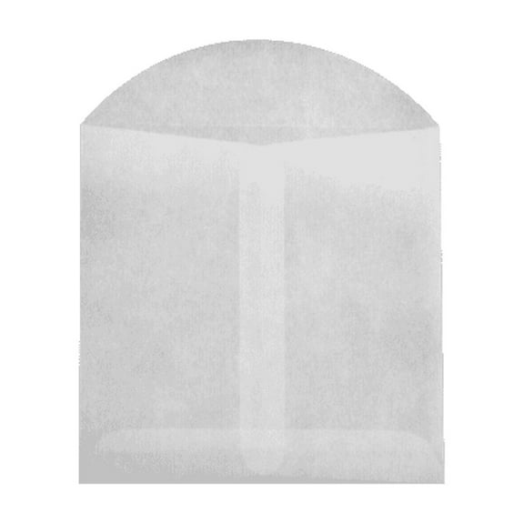 LUXPaper 3 1/2 x 3 1/2 Open End Envelopes, Glassine, 500/Pack