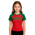 thumbnail image 2 of YunPes Football Fan Print T-shirt for Boys Crewneck Short Sleeve Raglan Tees Summer Casual Basic Clothes for Kids 18M-14Y, 2 of 5