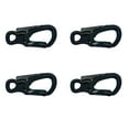 thumbnail image 3 of 4 Pc Snap Auto Locking Carabiner 32KN Aluminum Rock Climbing Carabiner D Shaped, 3 of 8