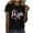 Black, variant on Njagoc3 Womens Soft Cotton Breast Cancer Awareness Shirt with Hope Bloom Design Pink Ribbon Crewneck Tee