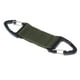 thumbnail image 3 of Mosquetón triangular de nailon de alta resistencia para exteriores con dos extremos - Verde ejercito verde, 3 of 7