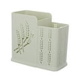 thumbnail image 2 of EIMELI 2/3 Grids Kitchen Desktop Hollow Chopsticks Cage Spoon Storage Drain Holder Rack, 2 of 10