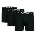 thumbnail image 4 of Men's Nike 3-Pack Dri-FIT Essential Microfiber 6" Boxer Briefs Color: Black Size: S, 4 of 4