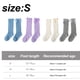thumbnail image 2 of Calcetines para niñas pequeñas de 1 a 8 años, calcetines finos de malla con lazo de Color sólido para primavera y verano, 4 pares, 2 of 5