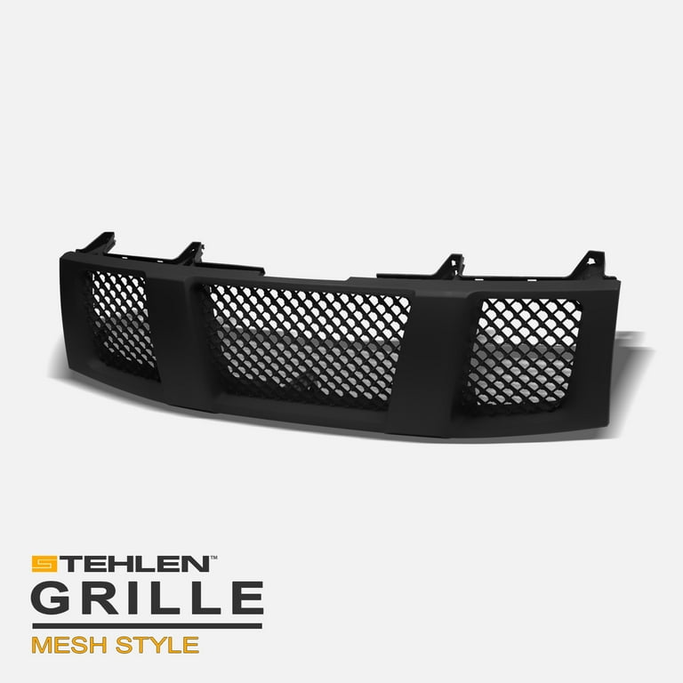 Stehlen 642167821984 Mesh Front Hood Bumper Grille Matte Black