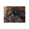 thumbnail image 2 of Feinuhan Gunmetal Tone Pink Brown Rhinestones Antique Vintage Inspired Dragon ..., 2 of 5