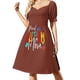 thumbnail image 1 of Camisetas para adultos que combinan con la familia para concienciar sobre el autismo. Vestido de manga corta. Vestidos elegantes en tallas grandes. Vestido de noche para mujer., 1 of 7