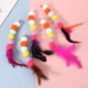 thumbnail image 4 of 3 uds varita para gato juguete suplemento cabeza de repuesto juguete interactivo para gato bola de pelo y pluma, 4 of 5