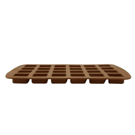 

Xinqinghao Cake Make 24-Cavity Silicone Squares Baking Mold Chocolate Mold Bakeware Coffee
