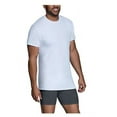 thumbnail image 2 of Fruit of the Loom Men's Crew Neck T-Shirt Pack of 3, White, X-Large, 2 of 2