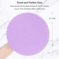 thumbnail image 2 of , Premium-Textured Small Round Mousepad 8.7 x 8.7 Inch White, Stitched Edge Anti-Slip Waterproof Rubber Mouse Mat, Pretty Cute for Office Home Gaming Laptop Men Women Kids, 2 of 7