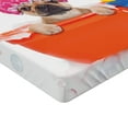thumbnail image 2 of Ambesonne Dog Lover Fitted Sheet, Dog Having a Bath Tub, Queen Size, Multicolor, 2 of 3