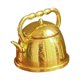 thumbnail image 4 of Tetera en miniatura para casa de muñecas, tetera de metal, muebles de comedor, modelo de tetera, accesorio amarillo, 4 of 9