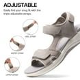 thumbnail image 2 of DREAM PAIRS Women's Sandals Open Toe Lightweight Summer Shoes Walking Casual Outdoor Sport Sandals, 2 of 6